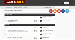 Desktop Screenshot of hmongzone.com